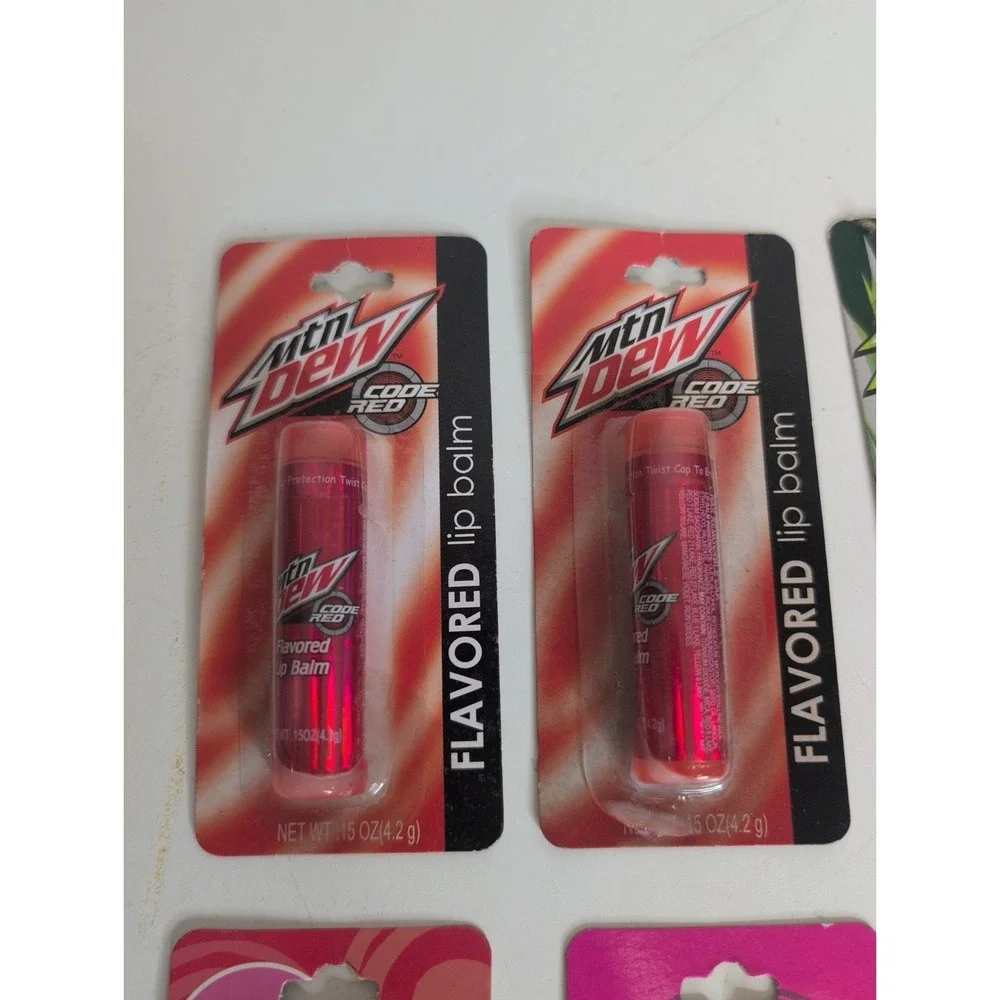 Vtg Mixed Lot (10) Lotta Luv Lip Gloss/ Balm 2010 Mountain Dew Blow Pop Snoopy